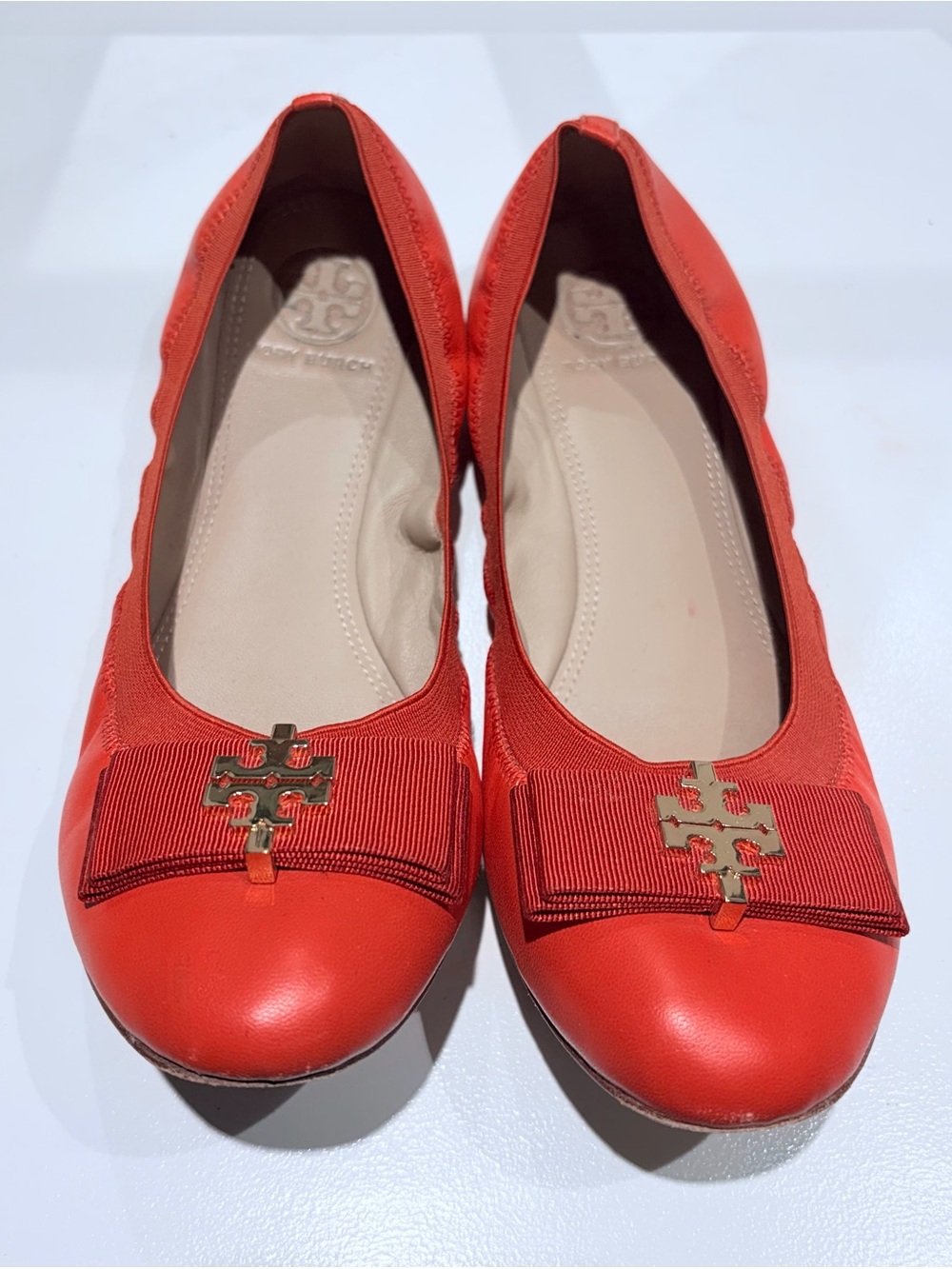 Tory Burch Sedgewick Ballet Flats Orange